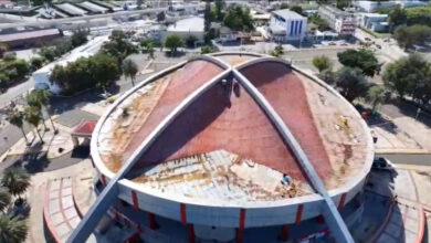Photo of Hasta plantas tiene el techo de la Gran Arena del Cibao